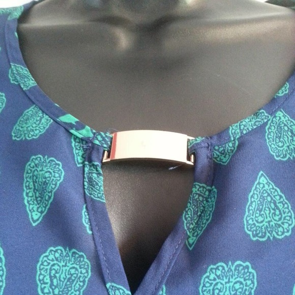 💕CUTE VINTAGE💕Lily Morgan paisley pattern blouse - Picture 8 of 8